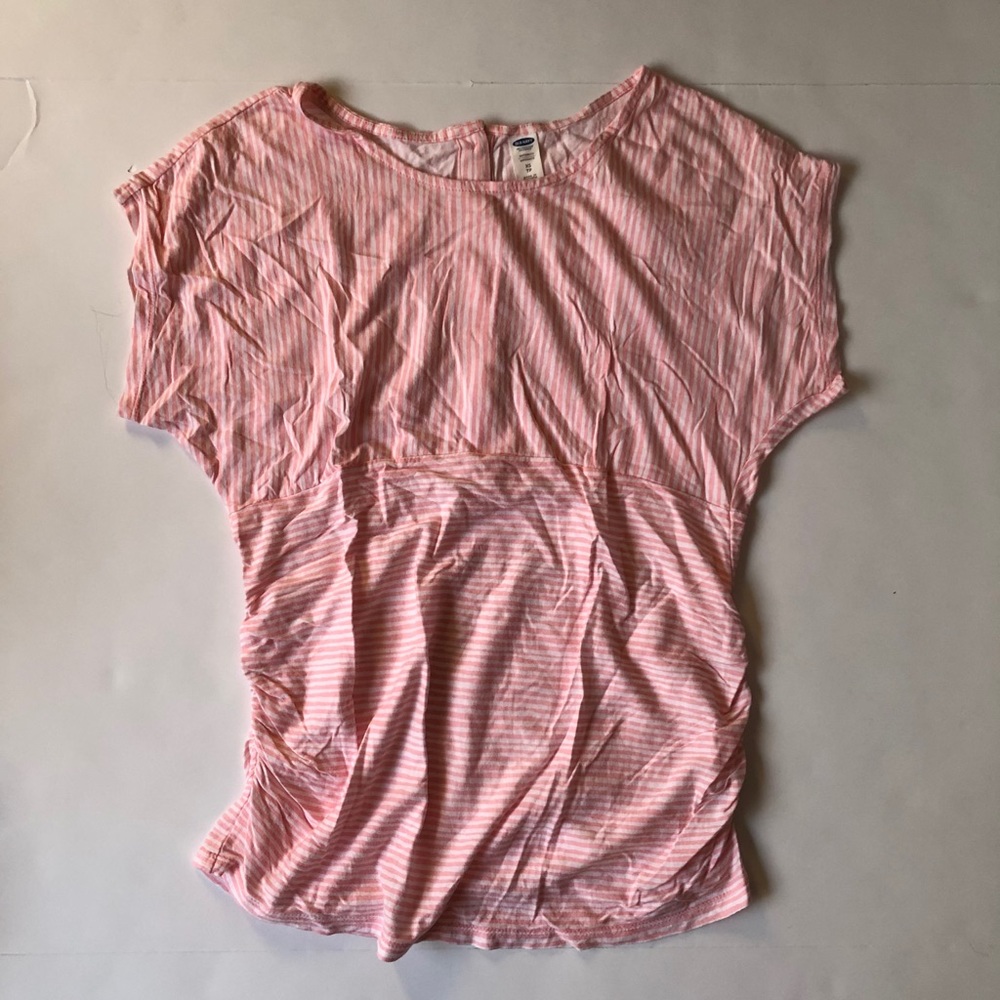 Striped maternity top